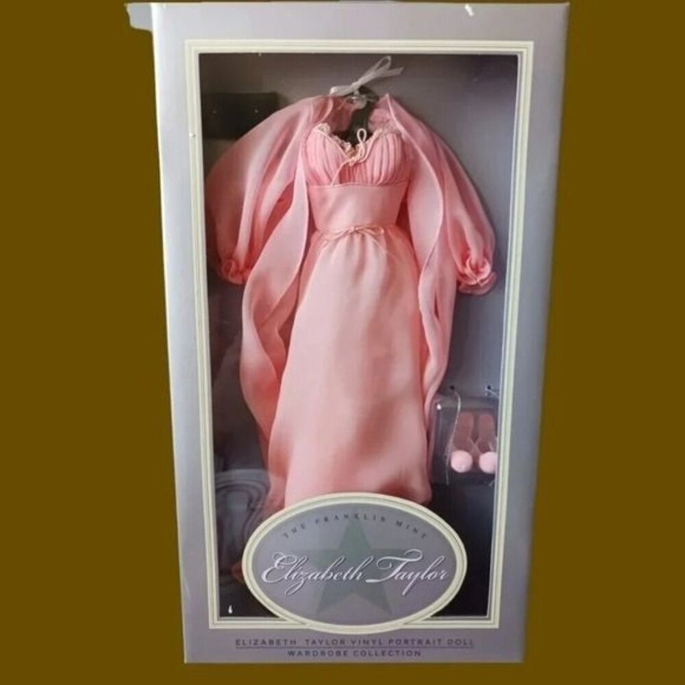 Franklin mint Elizabeth Taylor vinyl portrait doll wardrobe collection